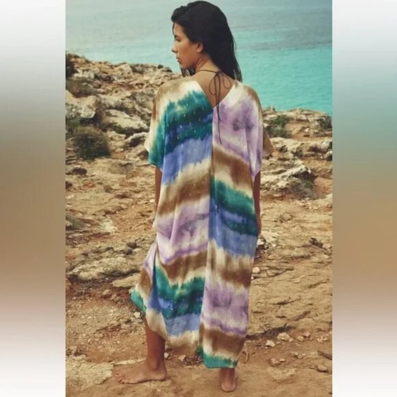 ZARA TIE DYE TUNIC DRESS XL-XXL 7912/034 NWT - Picture 4 of 5